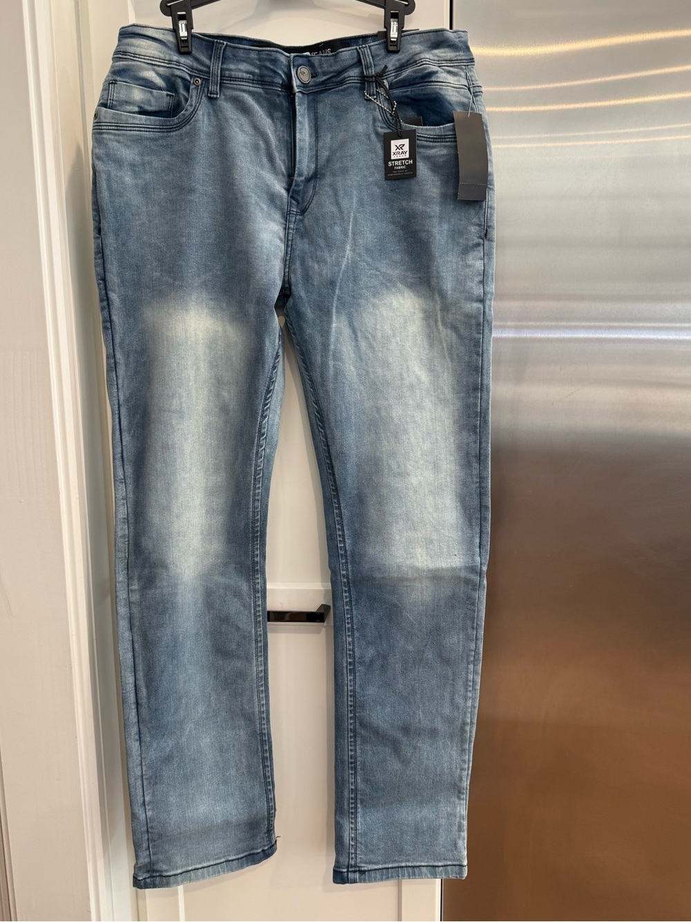 Men’s X-RAY Jeans, Light Blue Washed, Stretch, Size 34/32